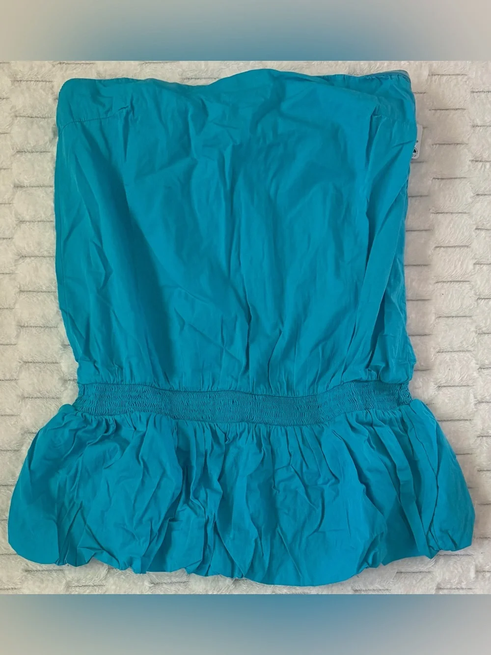 Free People Free Est Bea Bubble Tunic Top Scuba Sail Boho Festival M NWT - Picture 5 of 10